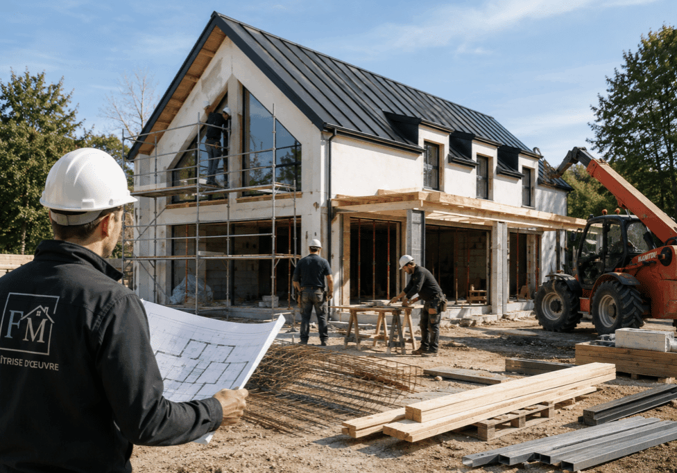 Réalisation et pilotage rigoureux du chantier à Tours